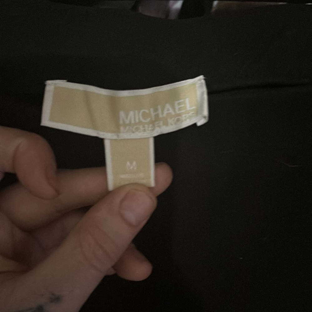 Size medium strechy all black Michael Kors black dress pants